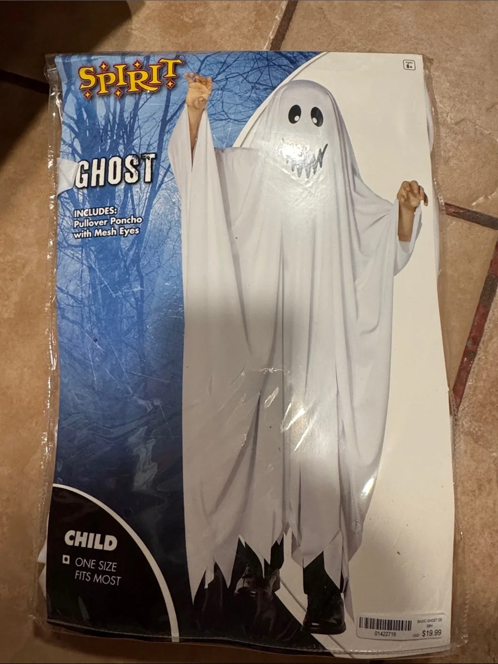 Spirit Kids Ghost Costume with additional Marshmallow Mask